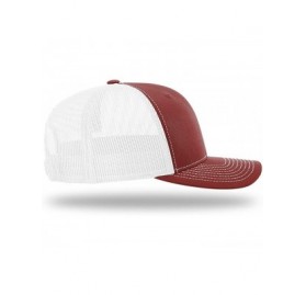 Baseball Caps Trump Train Hat with Mesh Back - Red Front / White Mesh - CM192U7KWY3 $26.16