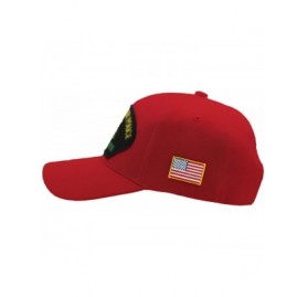 Baseball Caps USMC Master Sergeant Retired Hat/Ballcap (Black) Adjustable One Size Fits Most - Red - C218OG6UUN0 $27.22