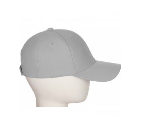 Baseball Caps Classic Baseball Hat Custom A to Z Initial Team Letter- Lt Gray Cap White Black - Letter I - CL18IDUOLRZ $11.43
