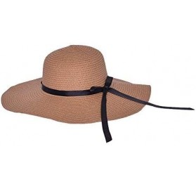 Sun Straw Hats for Women Floppy Foldable Wide Brim Summer Beach Hat UV ...