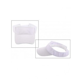 Sun Hats Thicker Sweatband Adjustable Cycling - B-white - CP18UAMAUHN $7.83