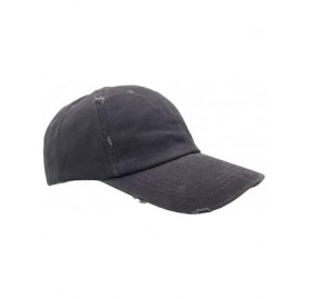 Baseball Caps Washed Ponytail Hats Pony Tail Caps Baseball for Women - Gray - CG18IISEMA7 $11.15