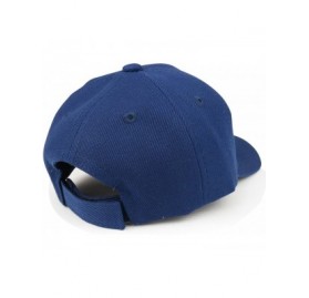 Baseball Caps Plain Infants Size Structured Adjustable Baseball Cap - Navy - CR183D4QO74 $10.78